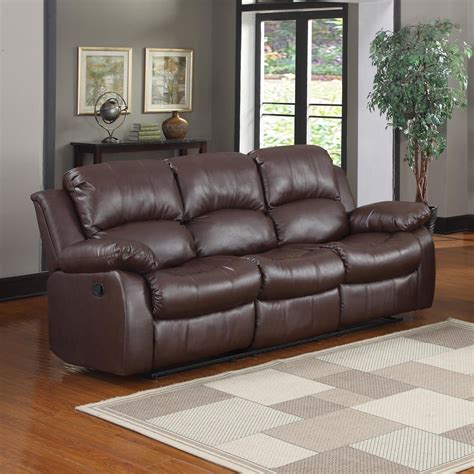 Buy Leather Reclining Sofa